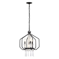 Barcelona 4 Light Crystal Pendant