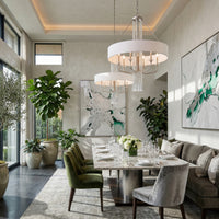Barcelona 6 Light Pendant w/Shade