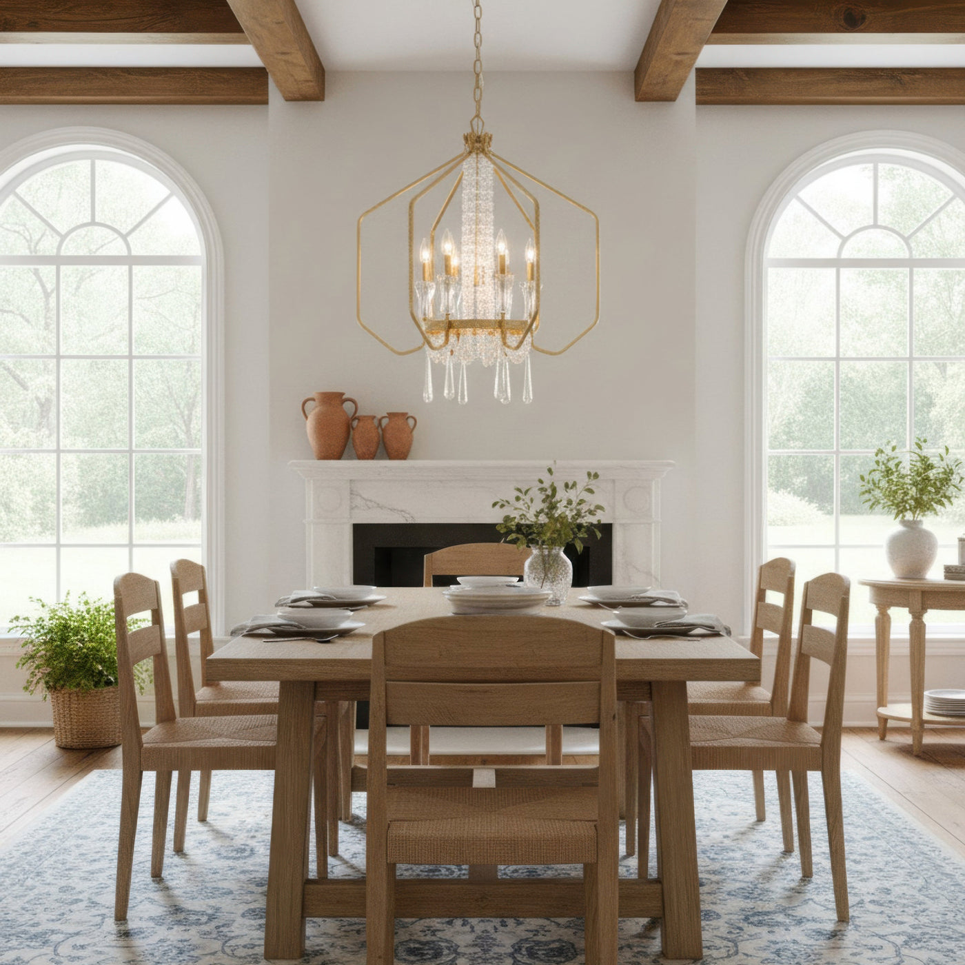 Barcelona 7 Light Crystal Pendant