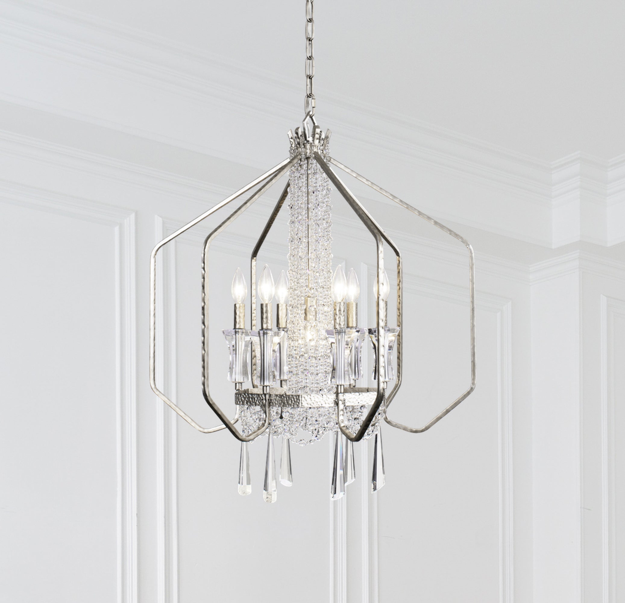 Barcelona 4 Light Crystal Pendant