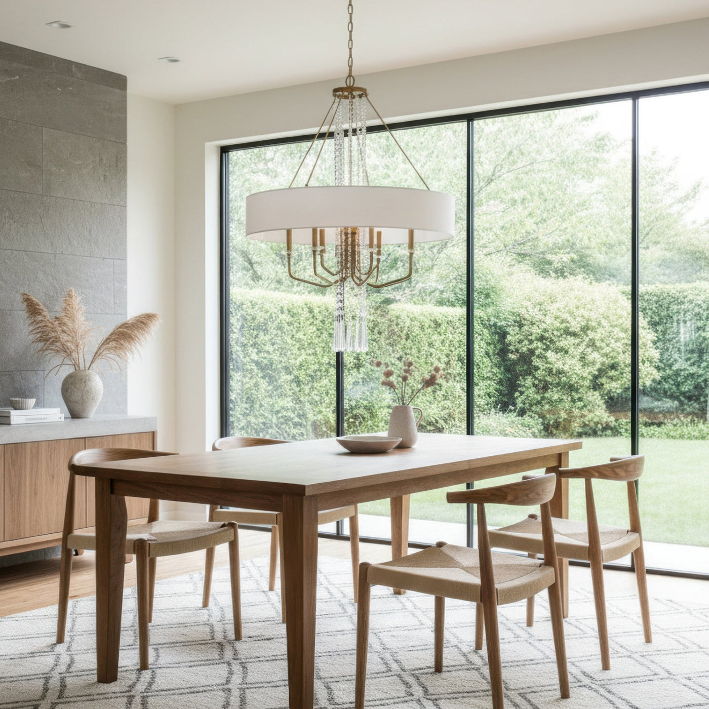 Barcelona 9 Light Pendant w/Shade