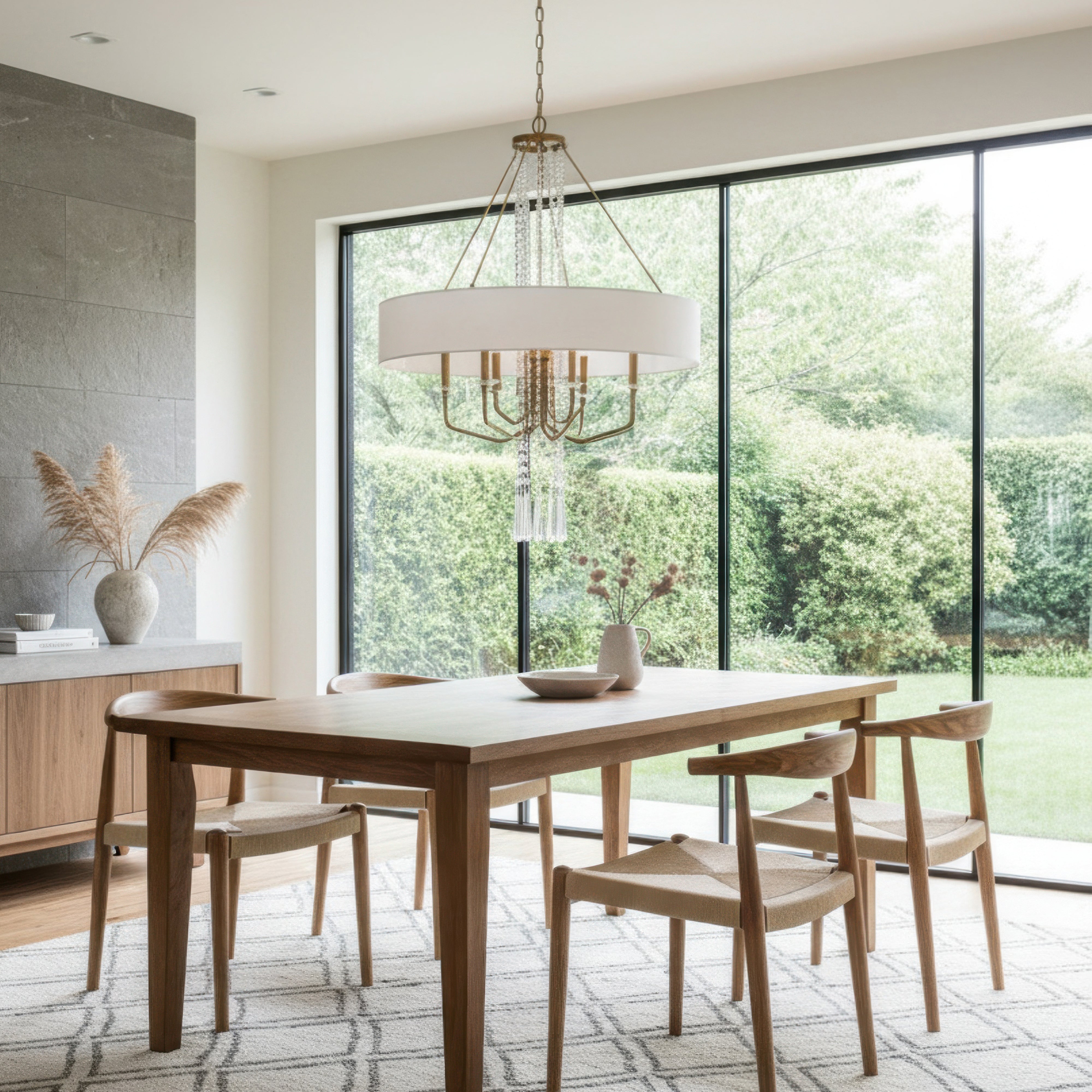 Barcelona 9 Light Pendant w/Shade
