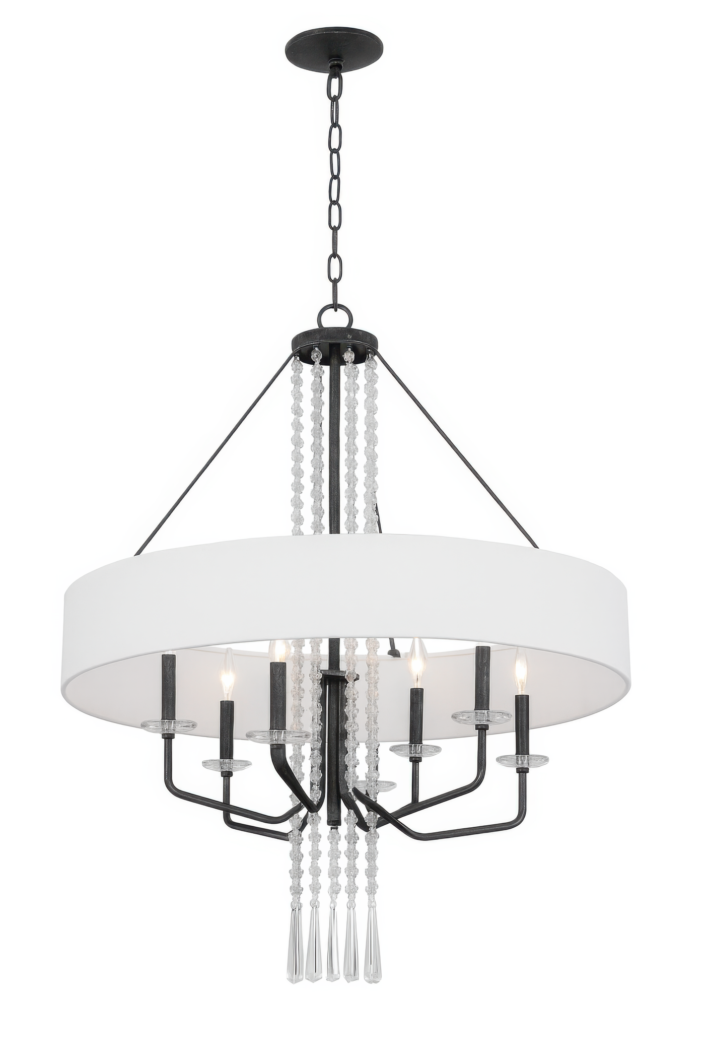 Barcelona 9 Light Pendant w/Shade