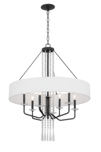 Barcelona 9 Light Pendant w/Shade