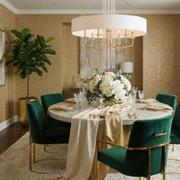 Barcelona 9 Light Pendant w/Shade