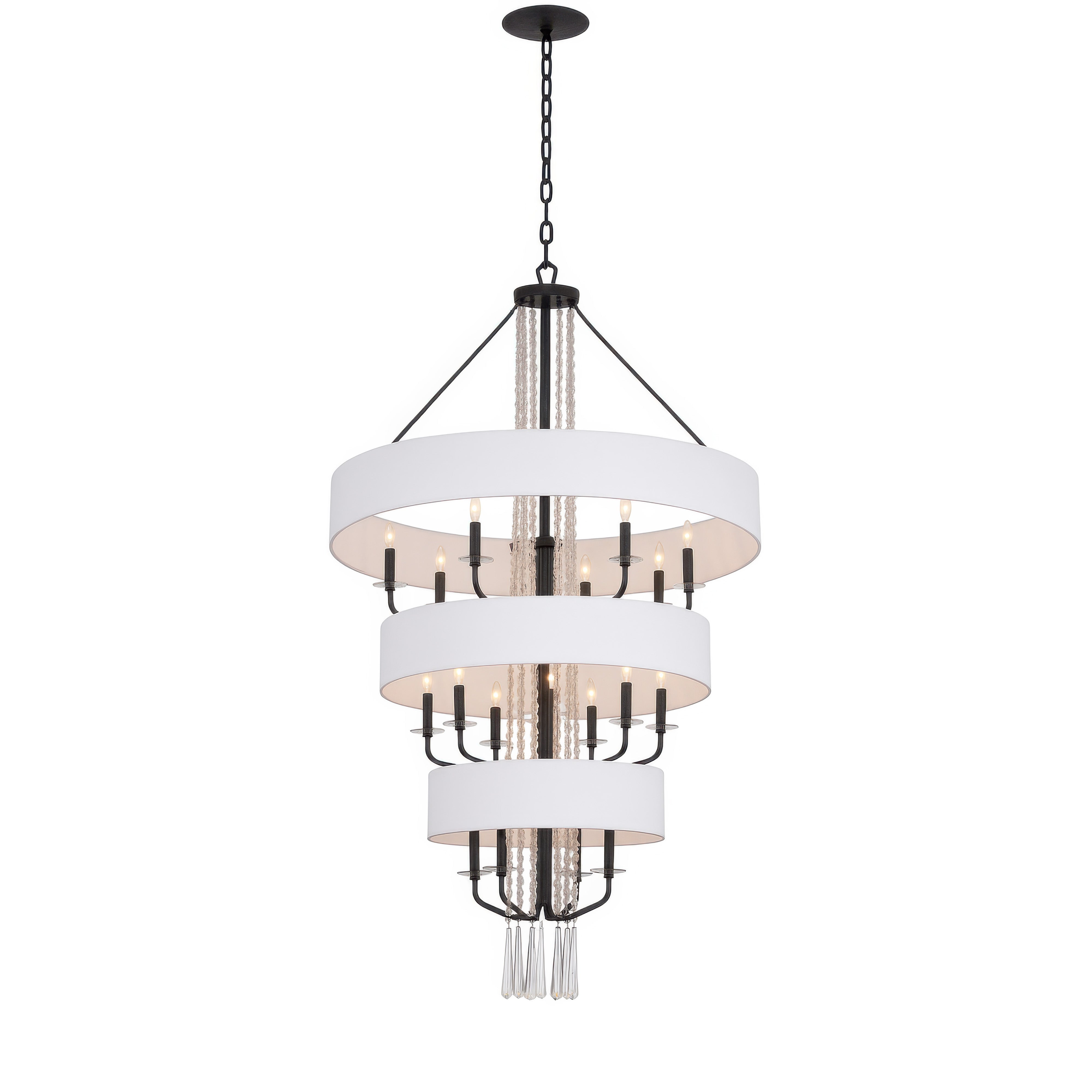 Barcelona 15 Light Pendant w/Shade