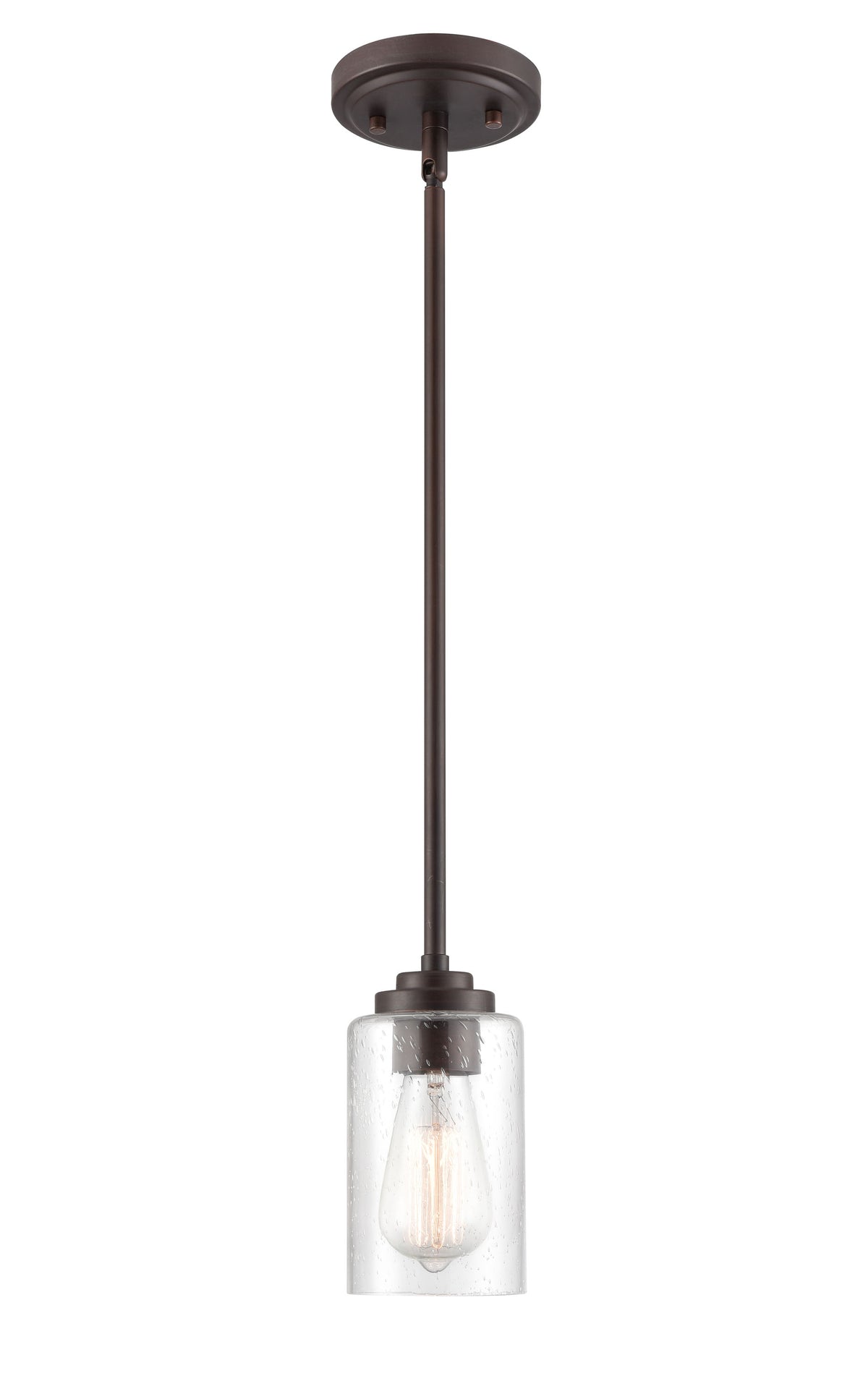 7.25'' Moven Rubbed Bronze 1 Light Mini Pendant