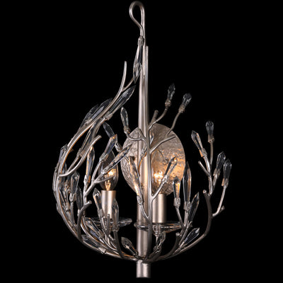 Bask 2 Light Crystal Wall Sconce