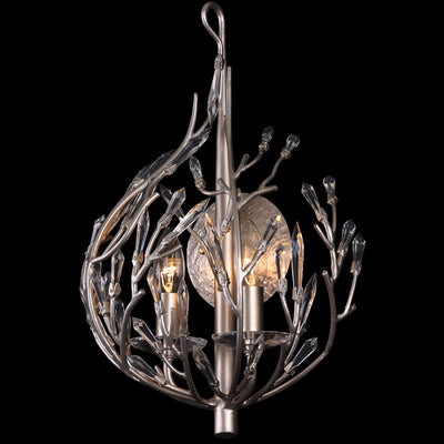 Bask 2 Light Crystal Wall Sconce