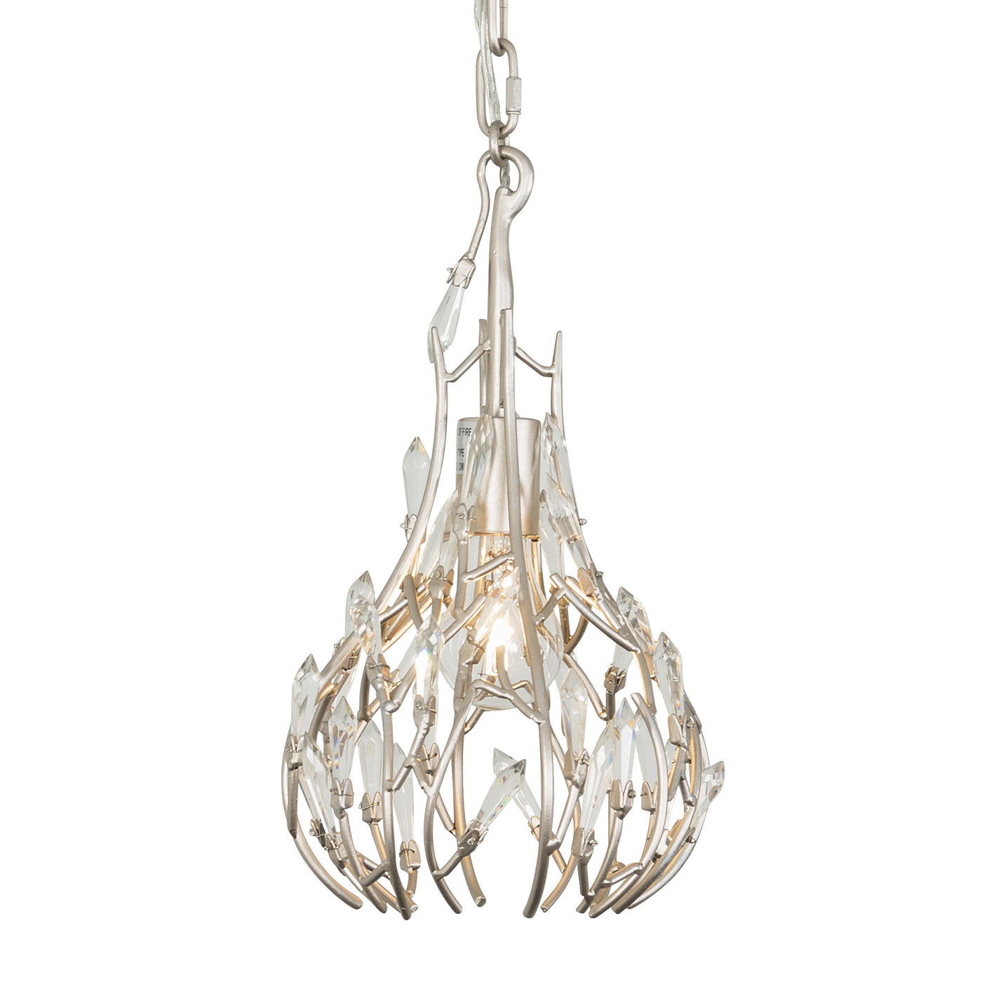Bask 1 Light Crystal Mini Pendant