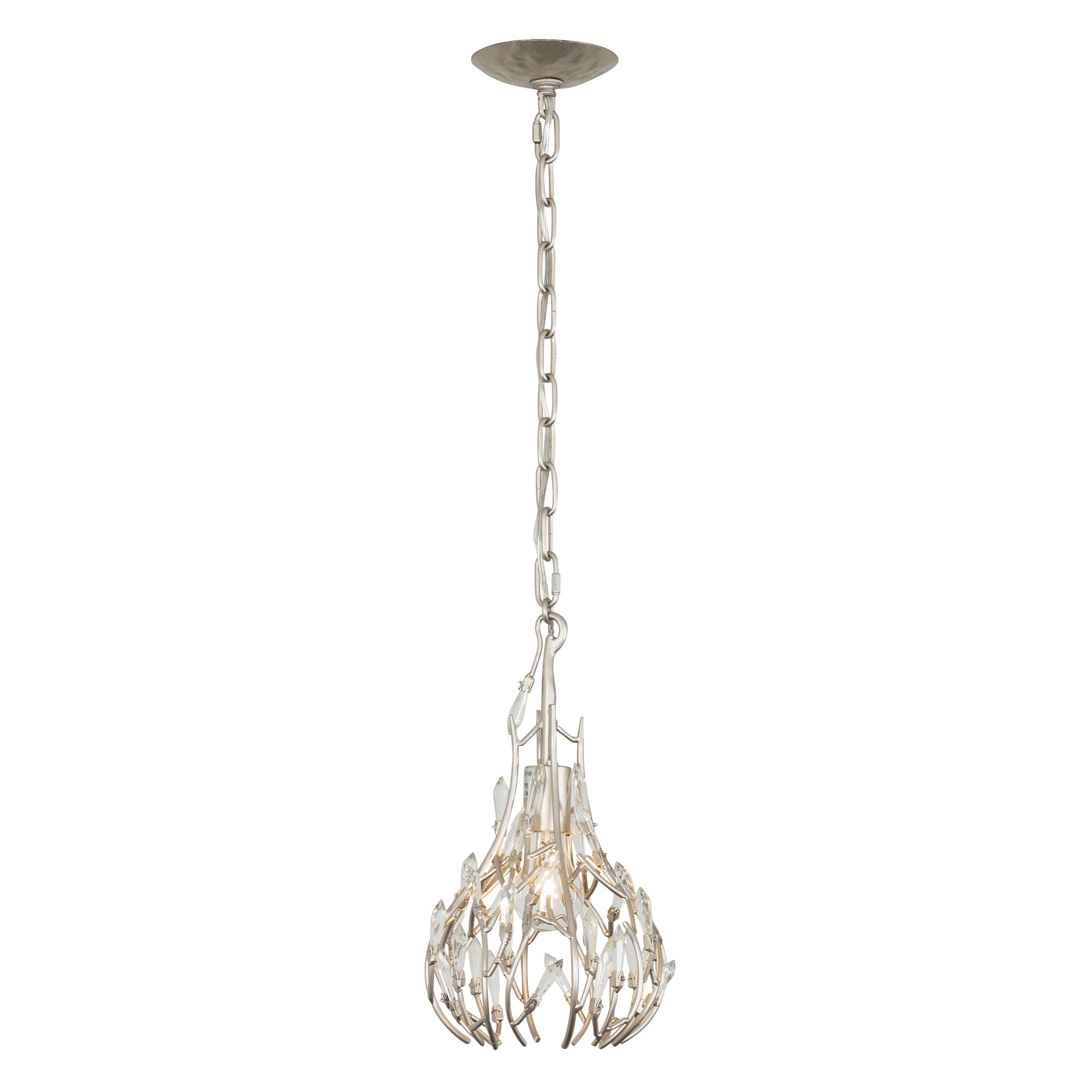 Bask 1 Light Crystal Mini Pendant