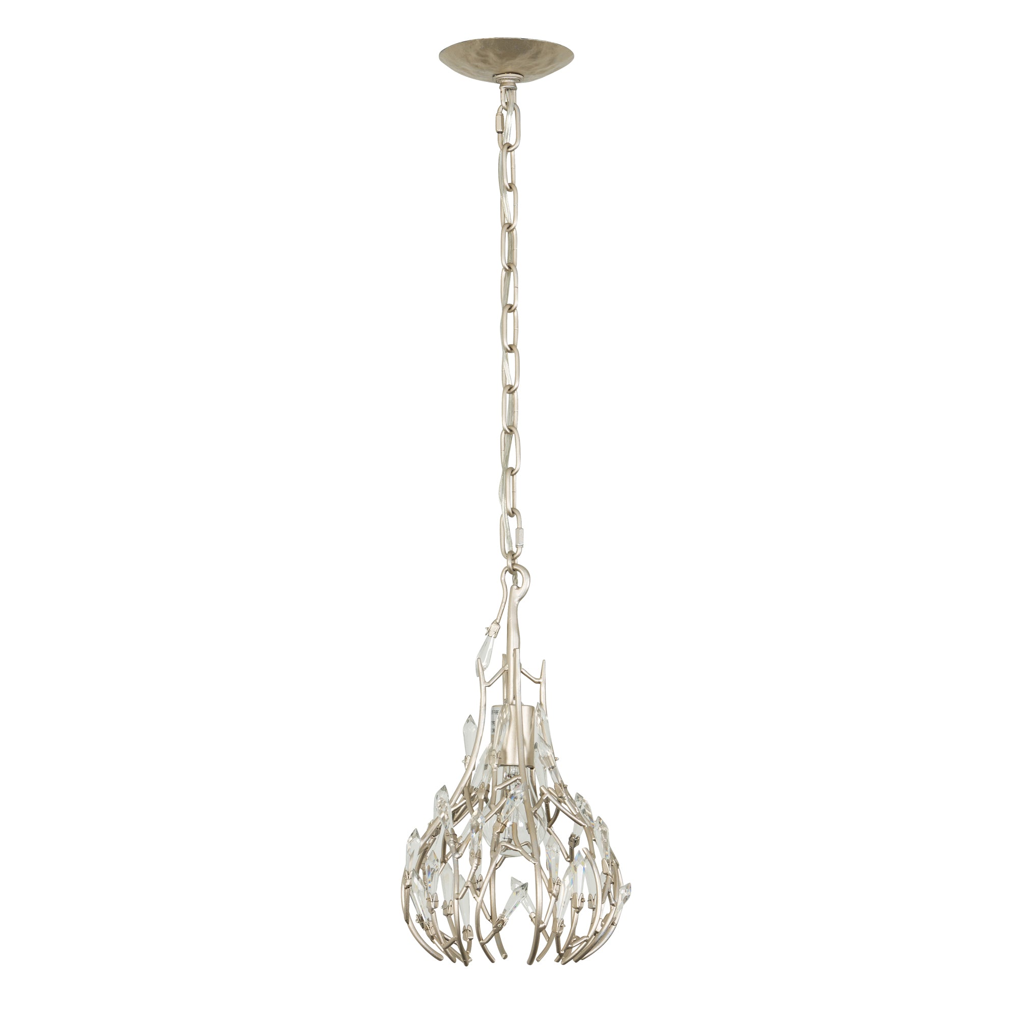 Bask 1 Light Crystal Mini Pendant