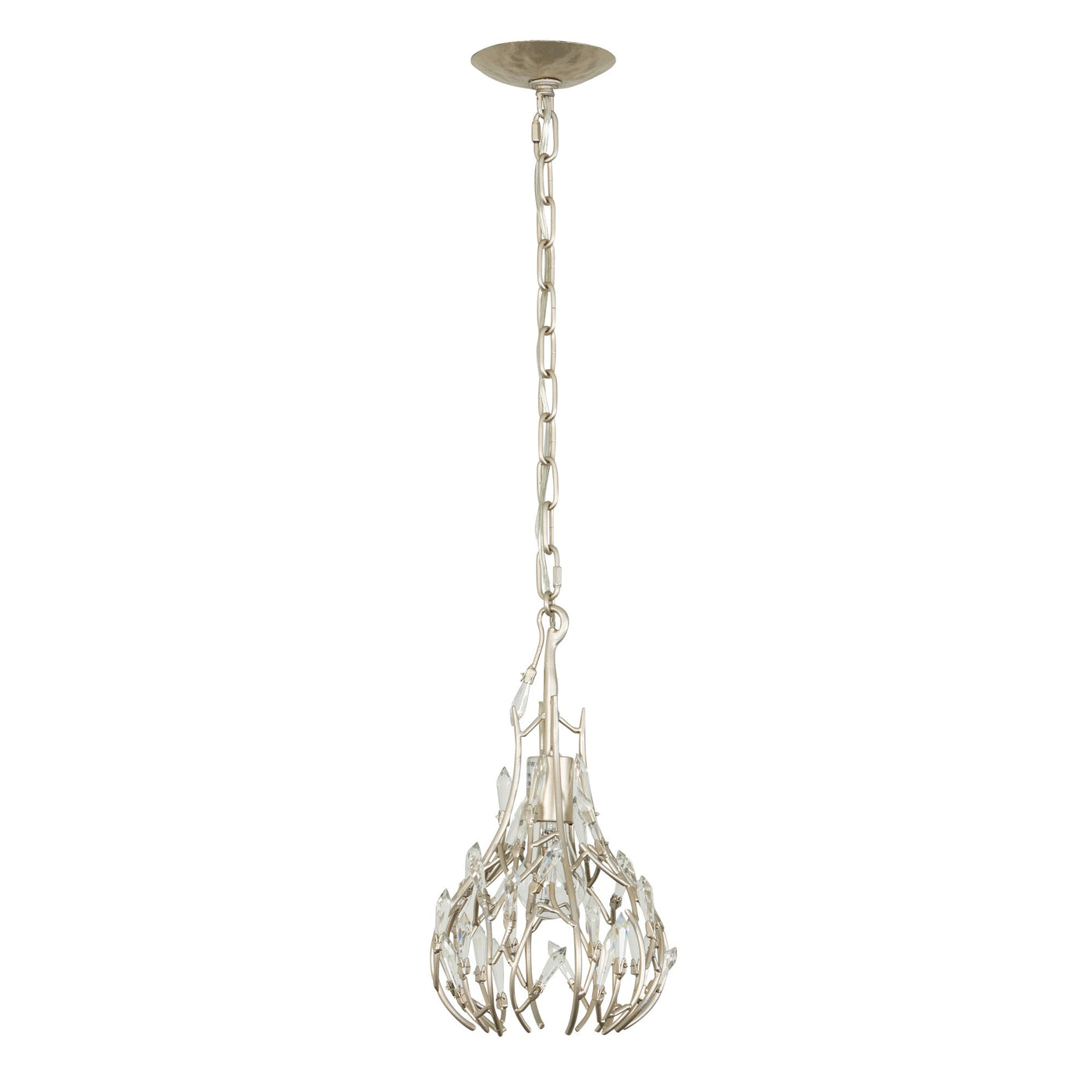 Bask 1 Light Crystal Mini Pendant