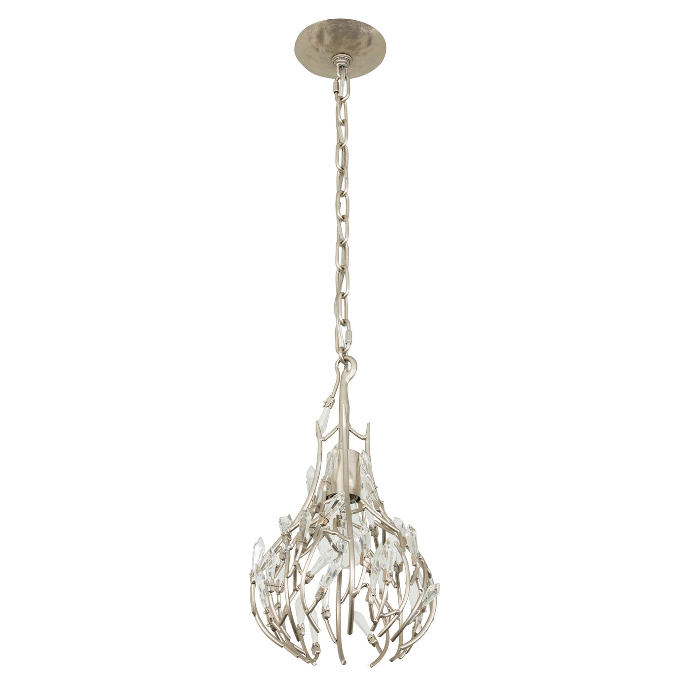 Bask 1 Light Crystal Mini Pendant