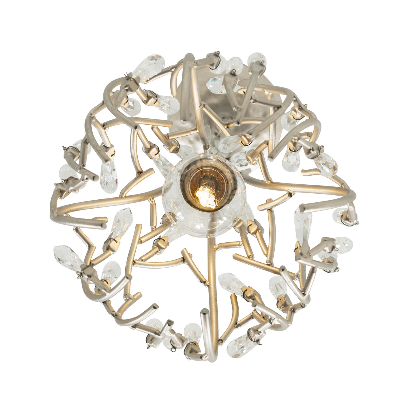 Bask 1 Light Crystal Mini Pendant
