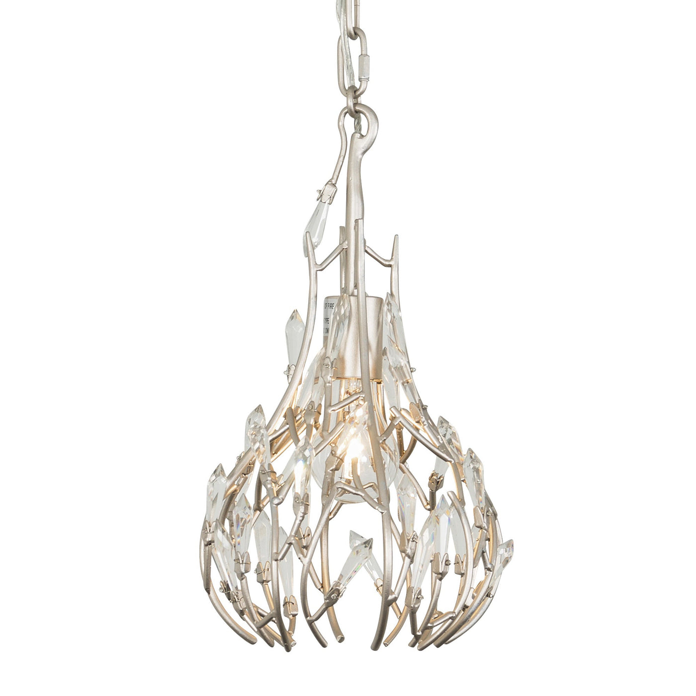 Bask 1 Light Crystal Mini Pendant