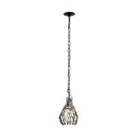Bask 1 Light Crystal Mini Pendant