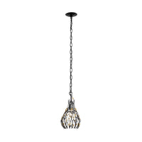 Bask 1 Light Crystal Mini Pendant