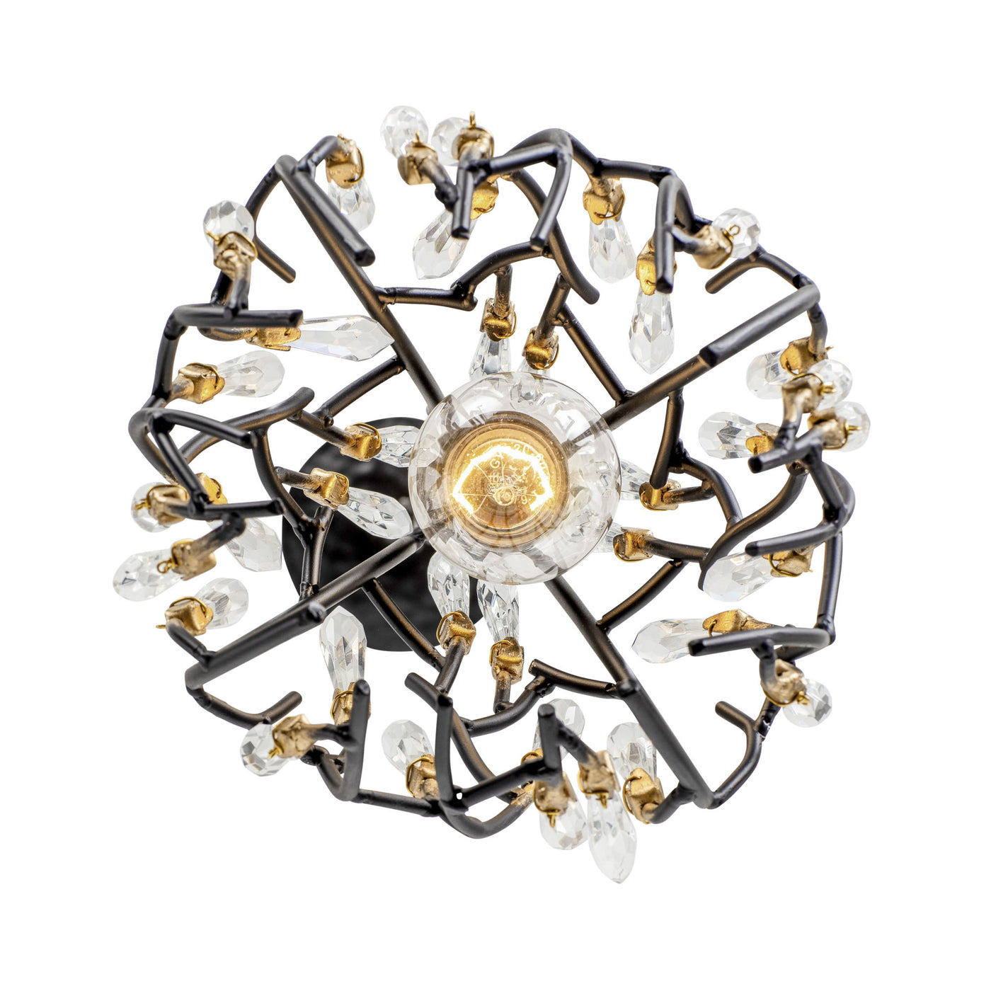 Bask 1 Light Crystal Mini Pendant