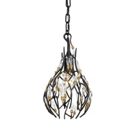 Bask 1 Light Crystal Mini Pendant