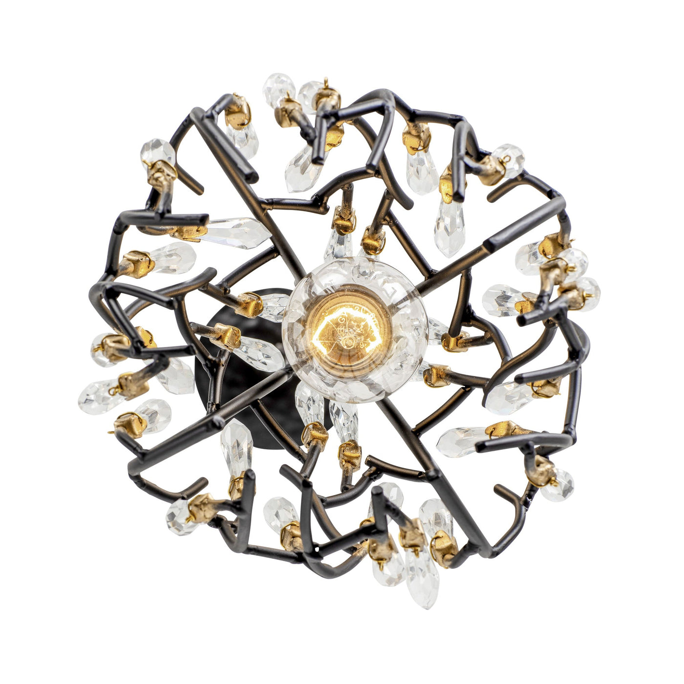 Bask 1 Light Crystal Mini Pendant