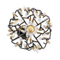 Bask 1 Light Crystal Mini Pendant