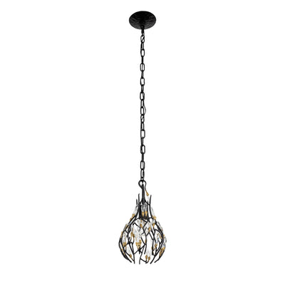 Bask 1 Light Crystal Mini Pendant