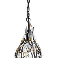 Bask 1 Light Crystal Mini Pendant