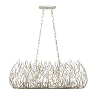 Bask 6 Light Crystal Linear Pendant