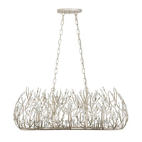 Bask 6 Light Crystal Linear Pendant