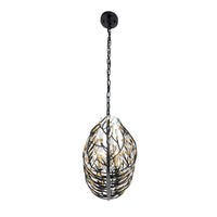 Bask 6 Light Crystal Linear Pendant