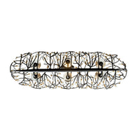 Bask 6 Light Crystal Linear Pendant