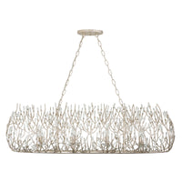 Bask 8 Light Crystal Linear Pendant