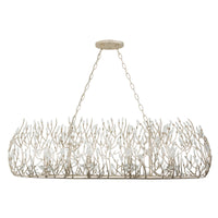Bask 8 Light Crystal Linear Pendant
