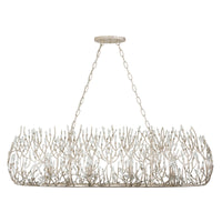 Bask 8 Light Crystal Linear Pendant