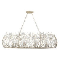 Bask 8 Light Crystal Linear Pendant