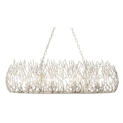 Bask 8 Light Crystal Linear Pendant