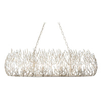 Bask 8 Light Crystal Linear Pendant