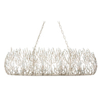 Bask 8 Light Crystal Linear Pendant