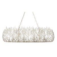 Bask 8 Light Crystal Linear Pendant