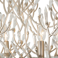 Bask 8 Light Crystal Linear Pendant