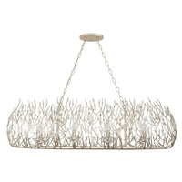 Bask 8 Light Crystal Linear Pendant