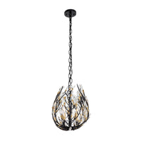 Bask 8 Light Crystal Linear Pendant