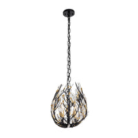 Bask 8 Light Crystal Linear Pendant