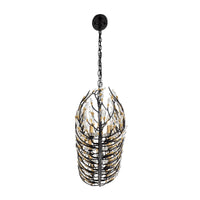 Bask 8 Light Crystal Linear Pendant