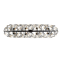 Bask 8 Light Crystal Linear Pendant
