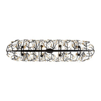 Bask 8 Light Crystal Linear Pendant
