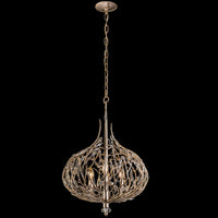 Bask 3 Light Crystal Pendant