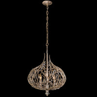 Bask 3 Light Crystal Pendant