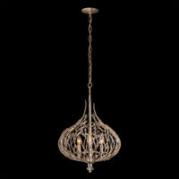Bask 3 Light Crystal Pendant